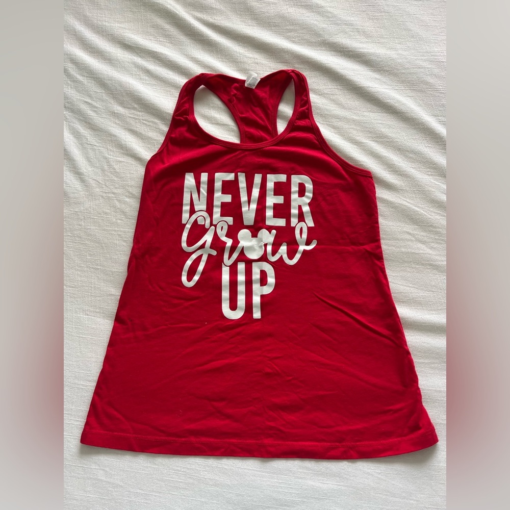 EUC Disney Peter Pan Tank Size Small Bella Canvas